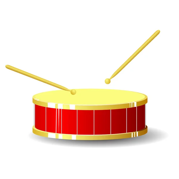 Векторная иллюстрация барабана — стоковый вектор