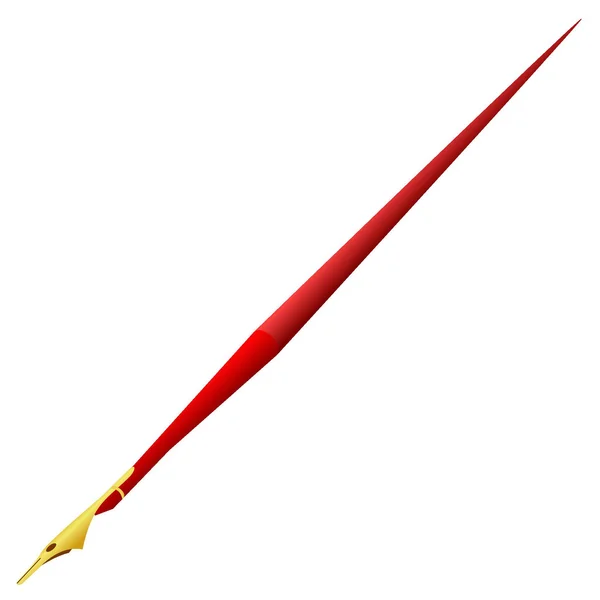 Vektor illustration av iink penna — Stock vektor
