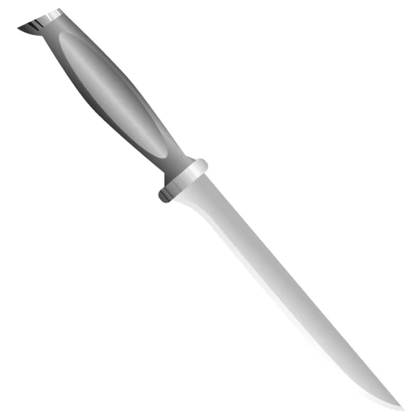Ilustración vectorial de un cuchillo — Vector de stock
