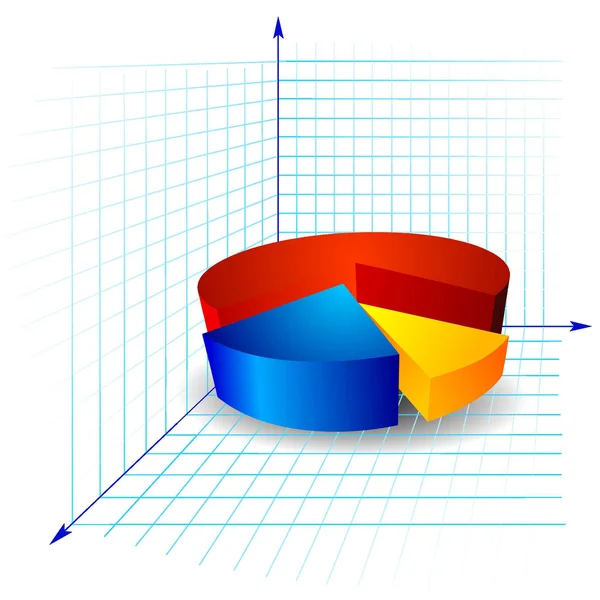 Obrázek grafu — Stockový vektor