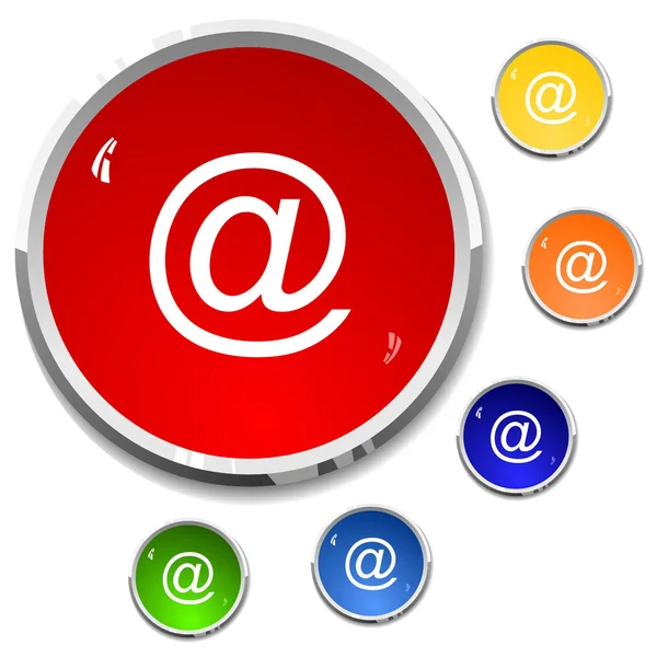 E-mail - bouton — Image vectorielle