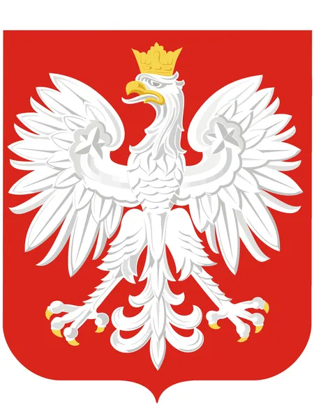 Národní znak Polska — Stockový vektor