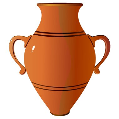 Amphora. vector clipart