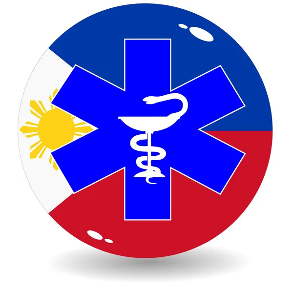 Sanità nazionale Filippine — Vettoriale Stock