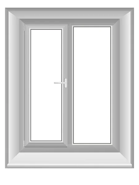 Illustrazione vettoriale di una finestra — Vettoriale Stock