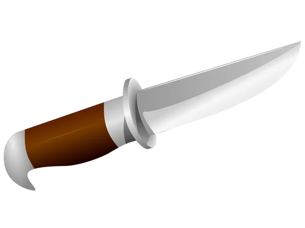 Imagen vectorial de un cuchillo — Vector de stock