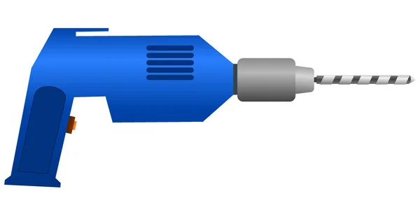 Imagen vectorial de un taladro eléctrico — Vector de stock