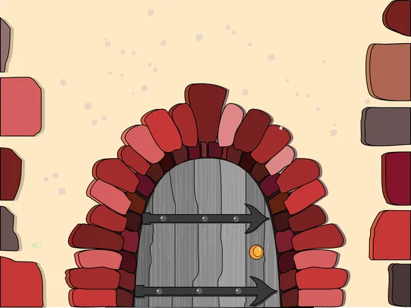 Векторная иллюстрация дверей — стоковый вектор