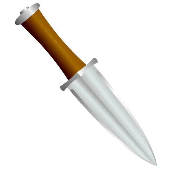 Couteau finlandais. vecteur — Image vectorielle