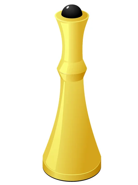 La reine des échecs. vecteur — Image vectorielle