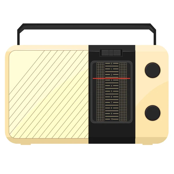 Illustration vectorielle d'une radio portable — Image vectorielle