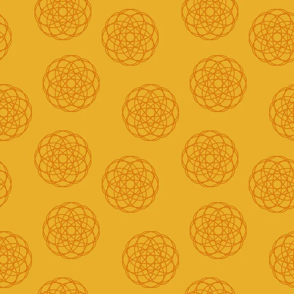 橙色背景上的无缝纹理 — 图库矢量图片