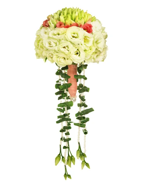 Bouquet da sposa isolato su bianco . — Foto Stock