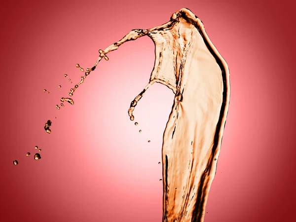 Spruzzi di cola — Foto Stock