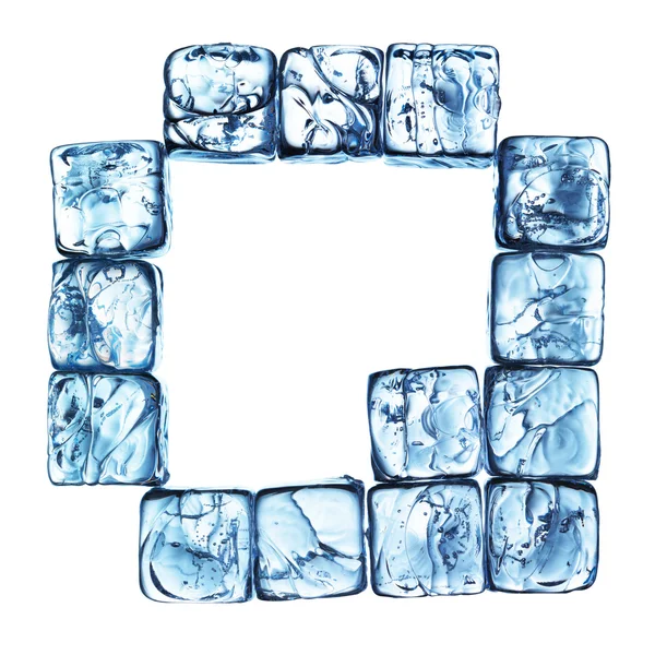 Ice alfabetet letter — Stockfoto