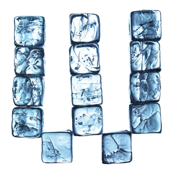 Ледяной алфавит — стоковое фото