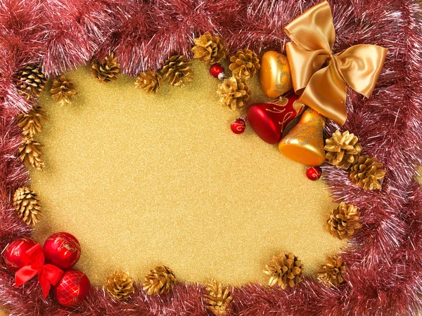 Abstract Christmas gold background — Stockfoto