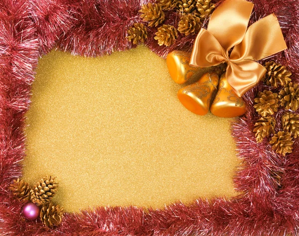 Abstrakt jul guld bakgrund — Stockfoto