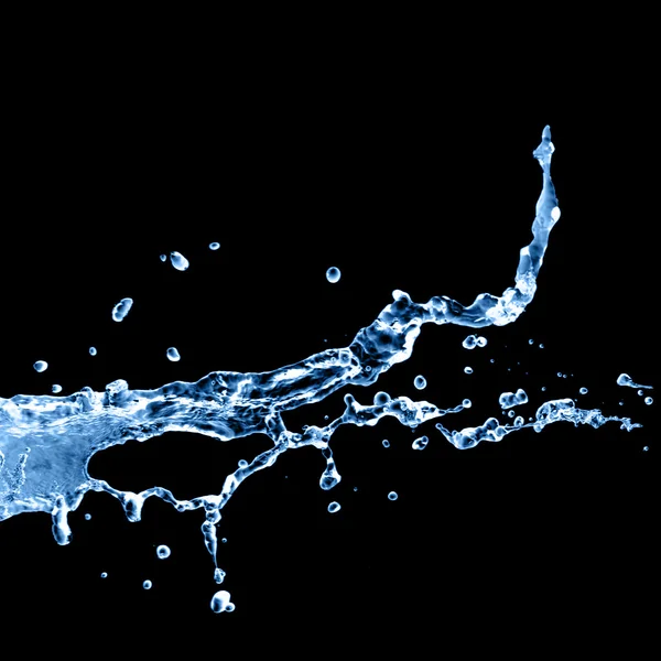 Φωτογραφία του splash water απομονωθεί σε λευκό — Φωτογραφία Αρχείου