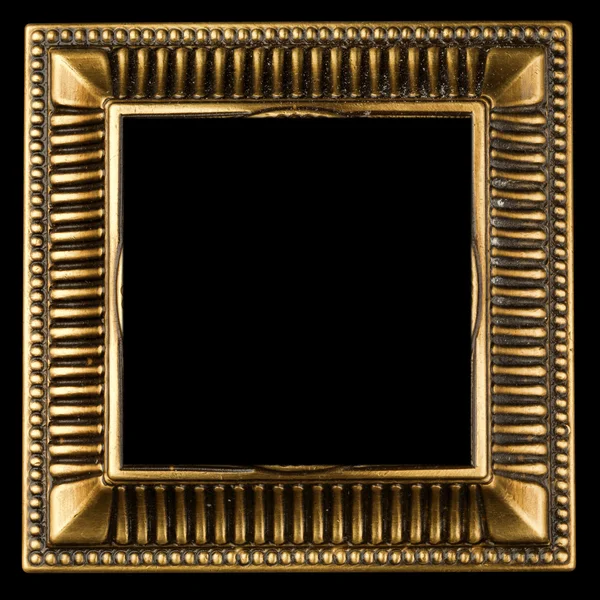 Vintage moldura ornamentada ouro — Fotografia de Stock