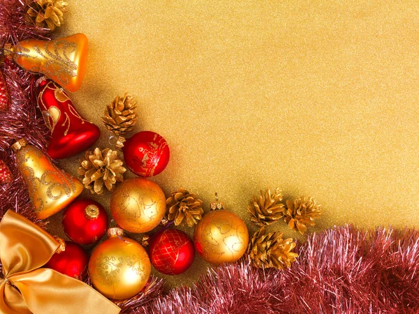 Абстрактный рождественский фон из золота — стоковое фото