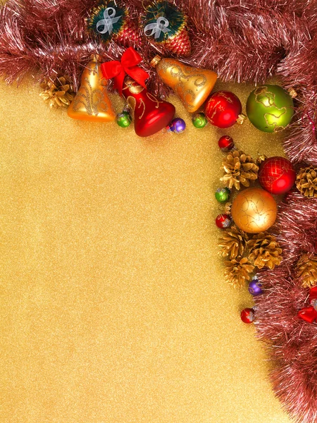 Abstract Christmas gold background — Stock Photo, Image