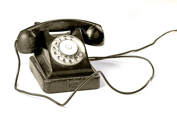 Старий телефон — стокове фото