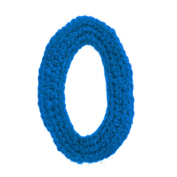 Digit of knit alphabet — Stock Photo, Image