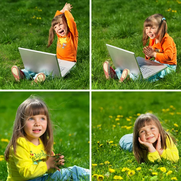 Family enjoy outdoors — Stock Photo, Image