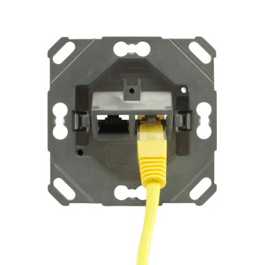 Çift bağlantı noktalı Bayan konektör rj-45