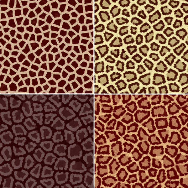 Abstraktní bezešvých textur leopardí žirafí kůže — Stock fotografie