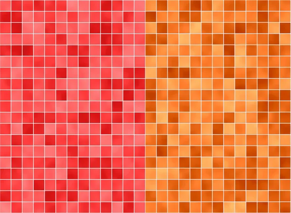 stock image Seamless red orange mosaic background