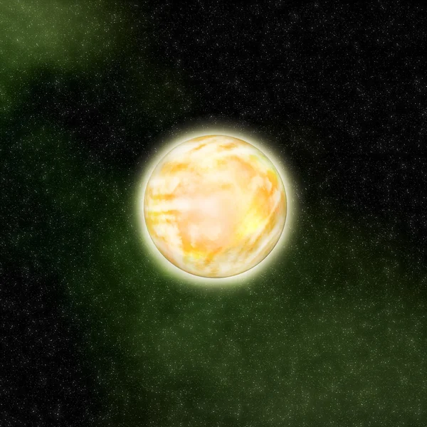 Eclipse solar abstrato — Fotografia de Stock