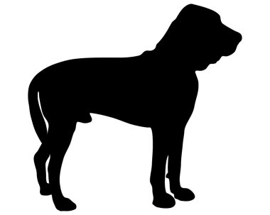 Bloodhound Silhouette clipart