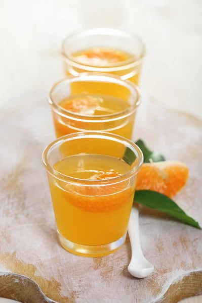 Fruit tangerine gelei — Stockfoto