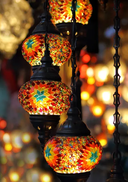 Traditional Turkish lamps — Stock Photo, Image