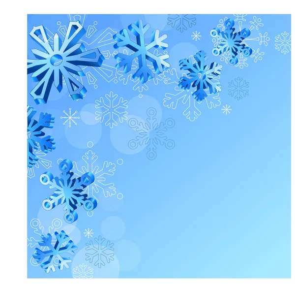 Navidad elegante fondo azul — Vector de stock