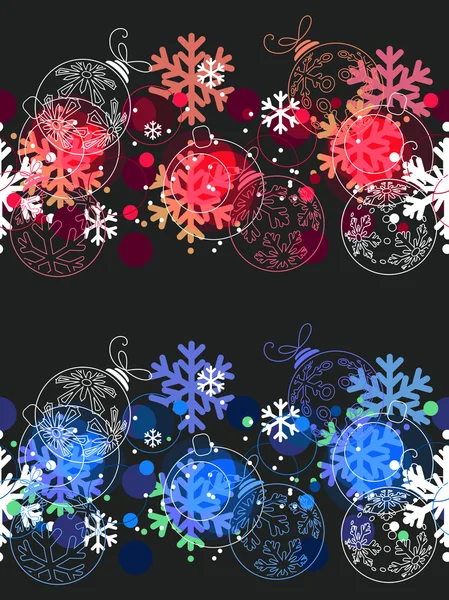 Magnifique motif de Noël sans couture . — Image vectorielle