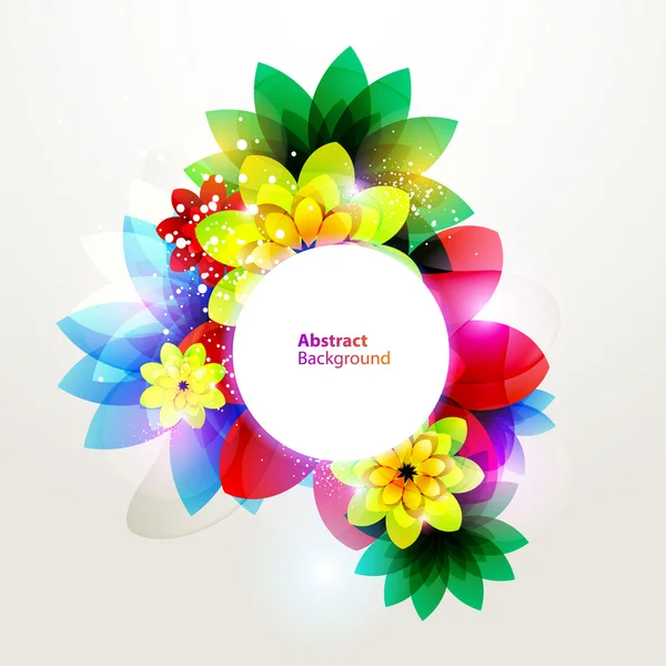 Bannière florale — Image vectorielle