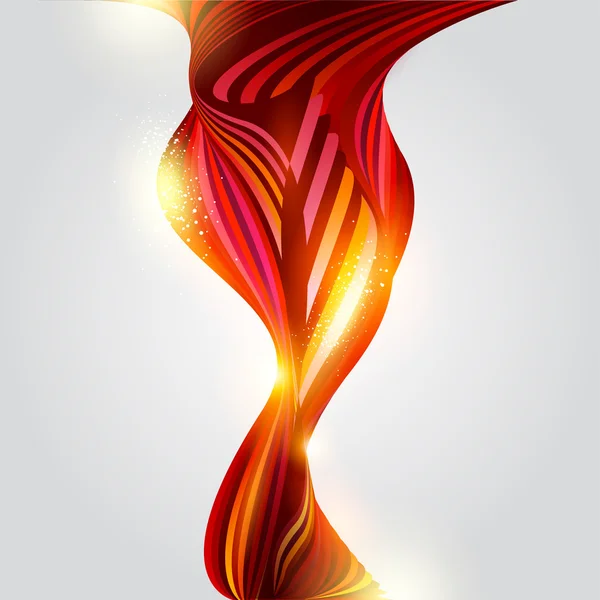 Röd abstrakt form. — Stock vektor