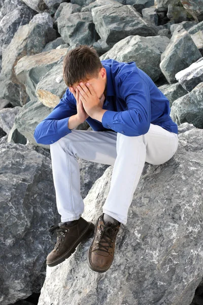 stock image Sad teenager