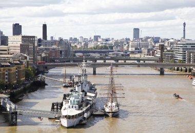 HMS Belfast clipart