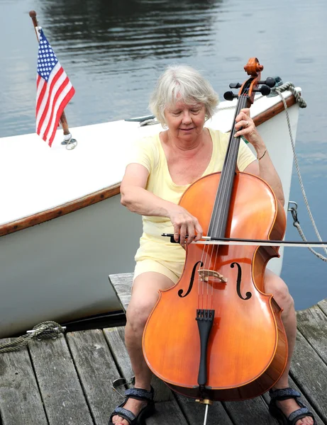 Concert on the lake. — Stock Photo, Image