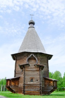 Wooden churches clipart