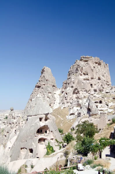 La formation de pierre spéciale de la dinde de cappadoce — Photo