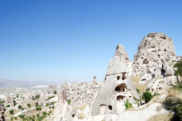 La particolare formazione in pietra della cappadocia — Foto Stock