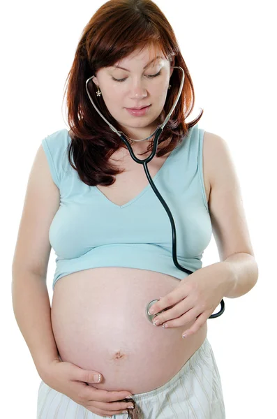 The pregnant woman Stock Image