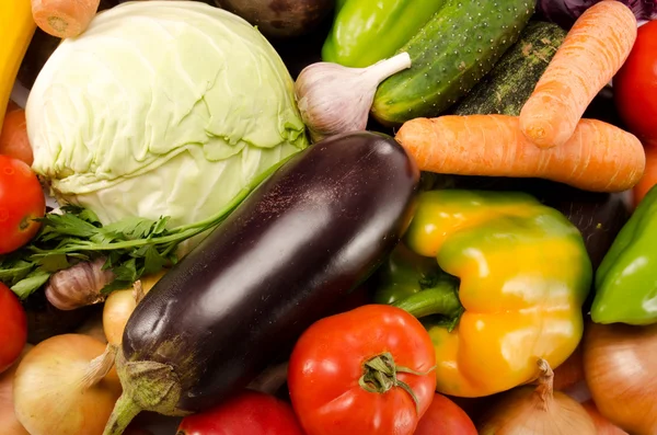 Асортимент свіжих овочів — стокове фото