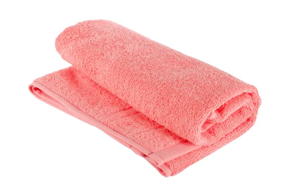 La toalla de color aislada en blanco — Foto de Stock