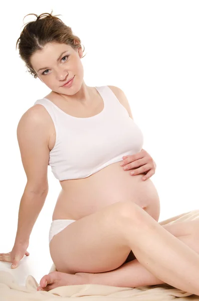A terhes nő — Stock Fotó